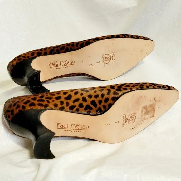 PAUL MELIAN London Cheetah Print Pump 7B - Picture 12 of 12
